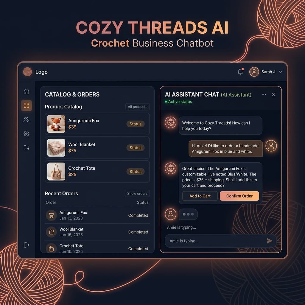 AI Crochet Business Chatbot